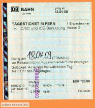Bayernticket single am automat