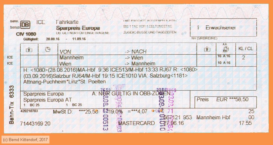 Deutsche Bahn - Fahrkarte Sparpreis Europa
/ Bild: db_fk20160828r1af.jpg