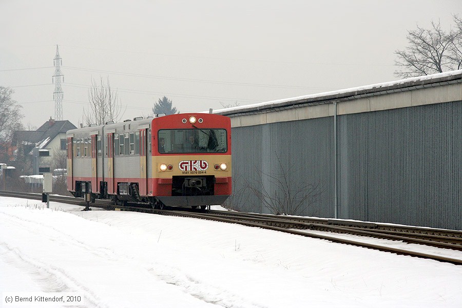Graz-Köflacher Bahn - 95815070004-4
/ Bild: gkb958150700044_bk1002050068.jpg