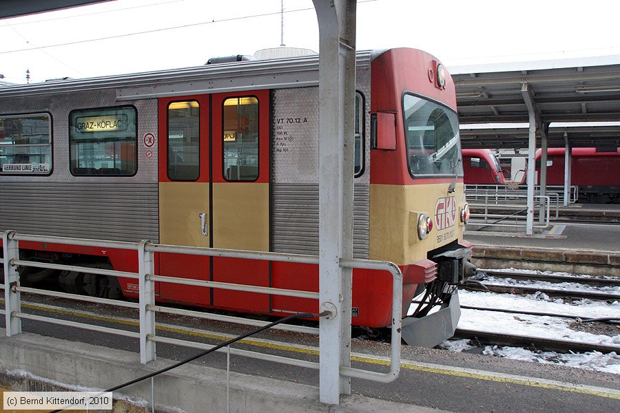 Graz-Köflacher Bahn - 95815070012-7
/ Bild: gkb958150700127_bk1002050129.jpg