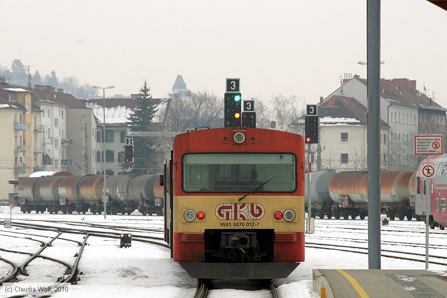 Graz-Köflacher Bahn - 95815070012-7
/ Bild: gkb958150700127_cw1002050056.jpg