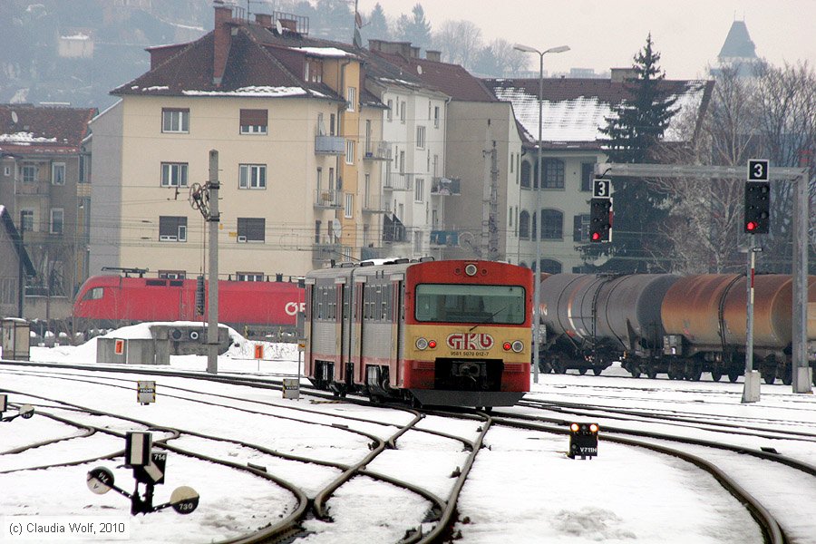 Graz-Köflacher Bahn - 95815070012-7
/ Bild: gkb958150700127_cw1002050058.jpg