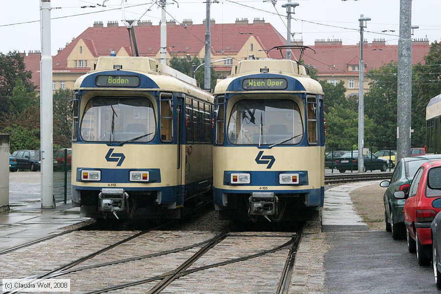 Wiener Lokalbahn - 4-110 und 4-105
/ Bild: wlb110_cw0809150038.jpg