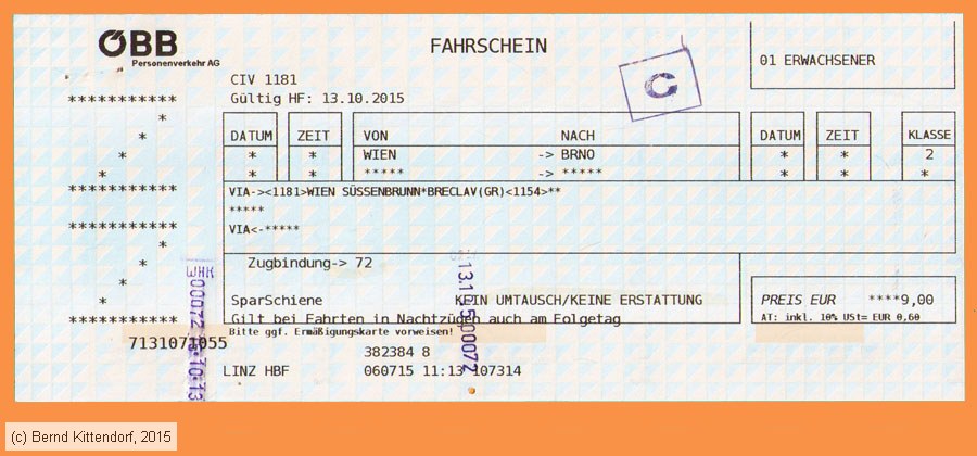 &Ouml;BB - Fahrkarte
/ Bild: oebb_fk20151013ha.jpg