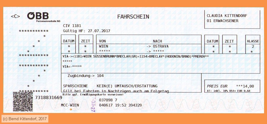 ÖBB - Fahrkarte
/ Bild: oebb_fk20170727hbf.jpg ÖBB - Fahrkarte
/ Bild: oebb_fk20170727hbf.jpg