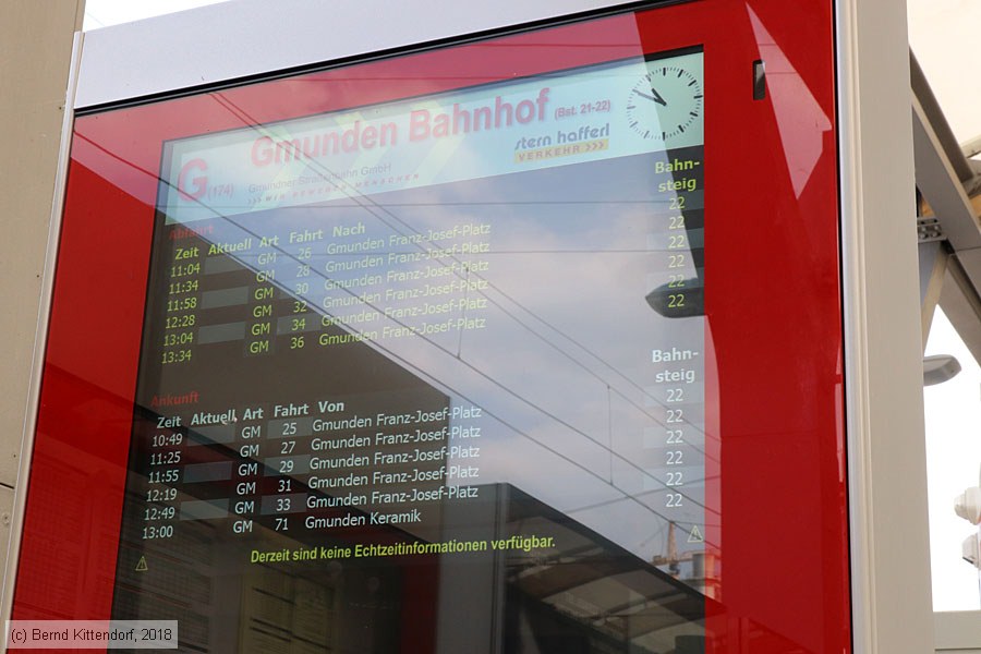 Straßenbahn Gmunden - Anlagen
/ Bild: traunseeanlagen_bk1808200051.jpg Straßenbahn Gmunden - Anlagen
/ Bild: traunseeanlagen_bk1808200051.jpg