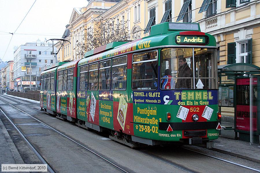 Straßenbahn Graz - 502
/ Bild: graz502_bk1002040360.jpg