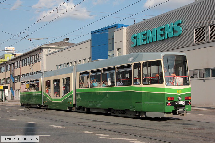Stra&szlig;enbahn Graz - 603
/ Bild: graz603_bk1507090290.jpg
