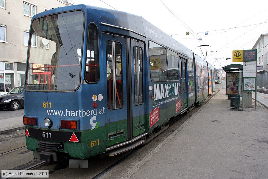 Straßenbahn Graz - 611
/ Bild: graz611_bk1002030117.jpg