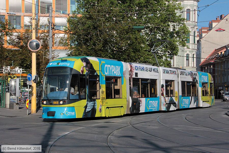 Stra&szlig;enbahn Graz - 665
/ Bild: graz665_bk1507100373.jpg