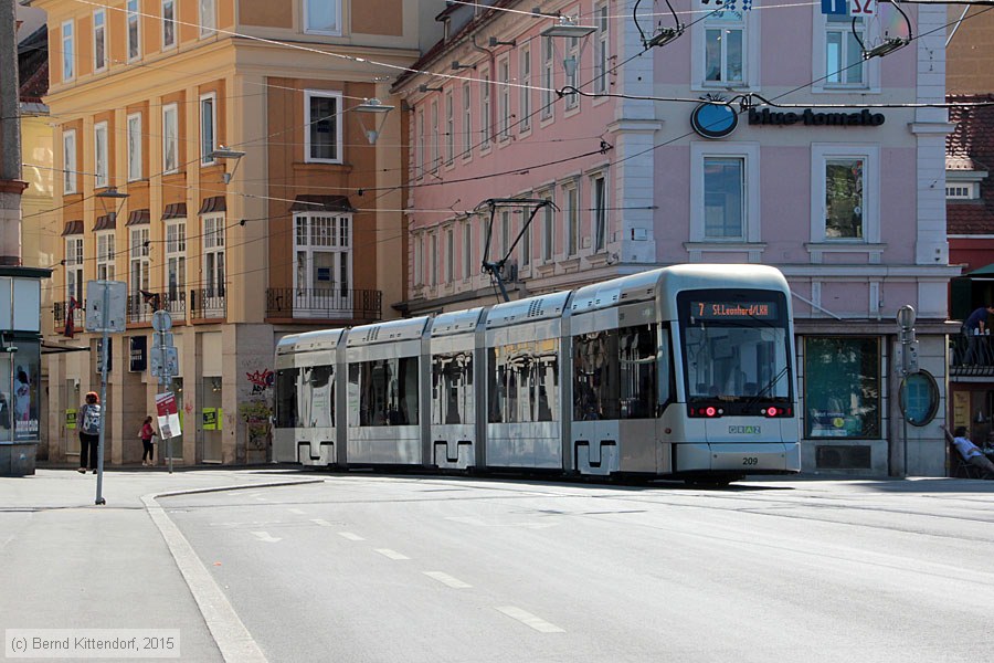 Straßenbahn Graz - 209
/ Bild: graz209_bk1507110074.jpg