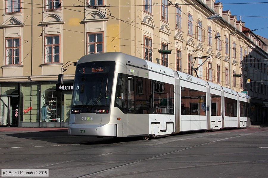 Straßenbahn Graz - 211
/ Bild: graz211_bk1507100390.jpg