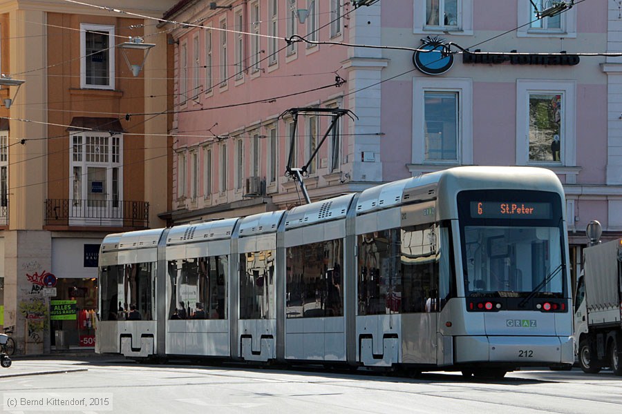 Straßenbahn Graz - 212
/ Bild: graz212_bk1507110076.jpg