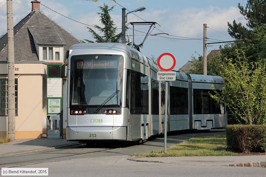 Straßenbahn Graz - 213
/ Bild: graz213_bk1507090199.jpg