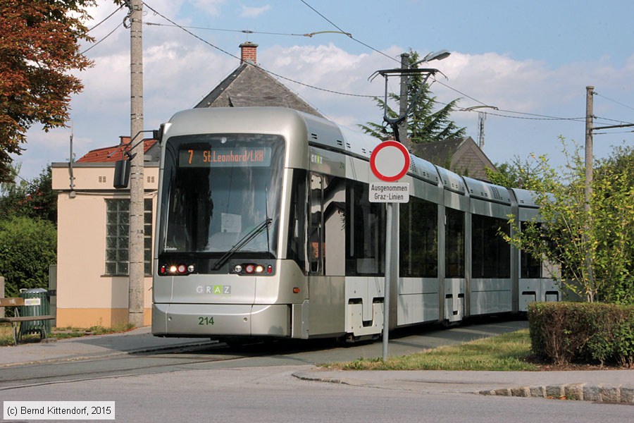 Straßenbahn Graz - 214
/ Bild: graz214_bk1507090185.jpg