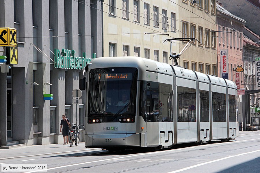 Straßenbahn Graz - 214
/ Bild: graz214_bk1507100011.jpg