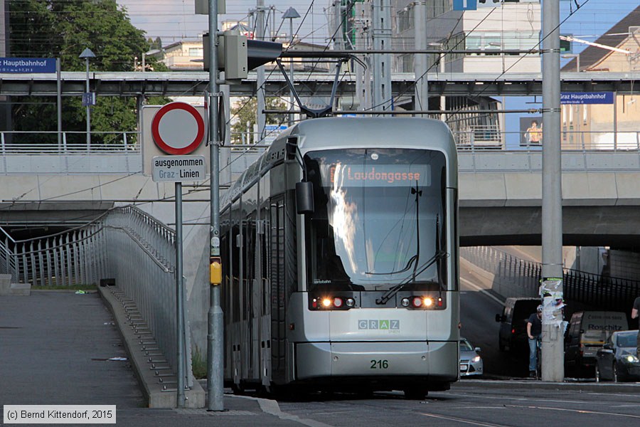 Straßenbahn Graz - 216
/ Bild: graz216_bk1507090250.jpg