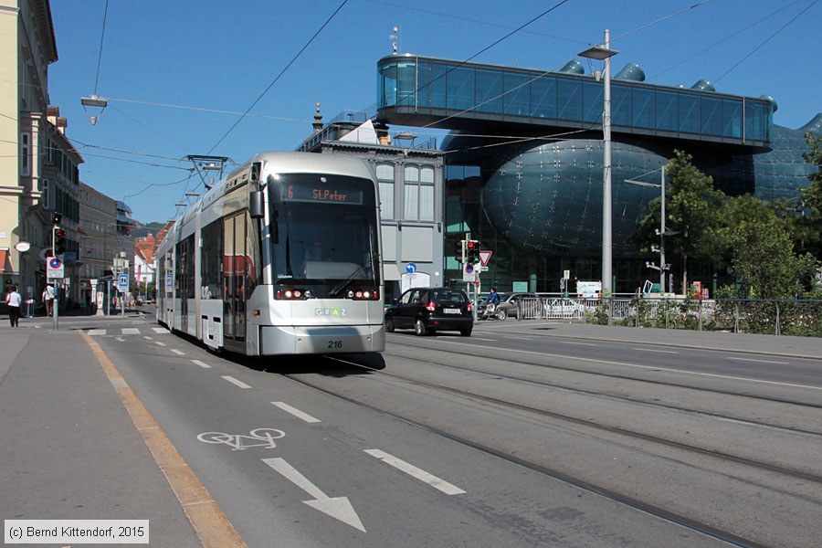 Straßenbahn Graz - 216
/ Bild: graz216_bk1507110027.jpg