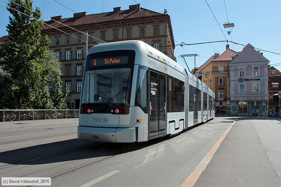Straßenbahn Graz - 216
/ Bild: graz216_bk1507110028.jpg