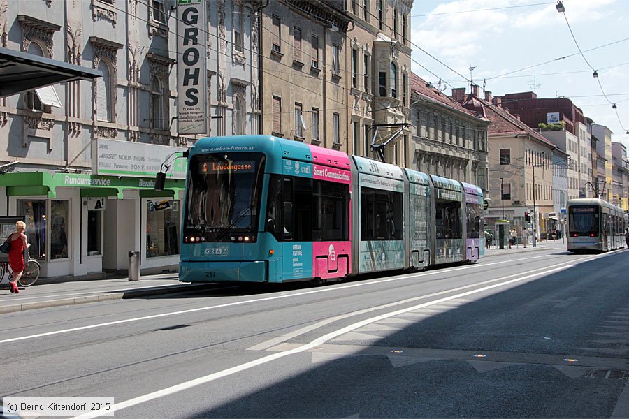 Straßenbahn Graz - 217
/ Bild: graz217_bk1507100031.jpg