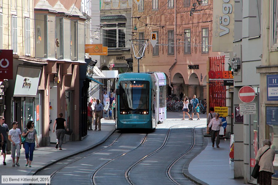 Straßenbahn Graz - 217
/ Bild: graz217_bk1507110046.jpg