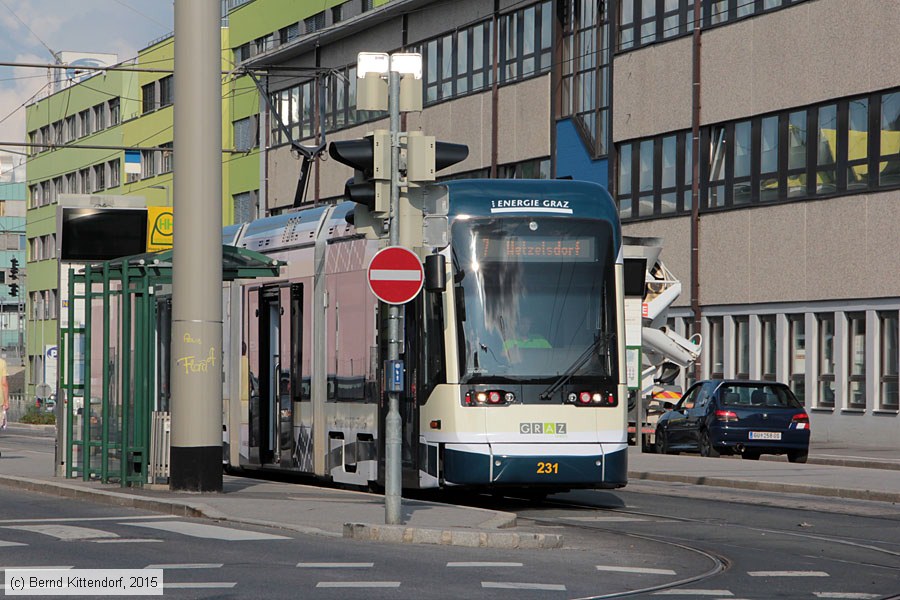 Straßenbahn Graz - 231
/ Bild: graz231_bk1507090271.jpg