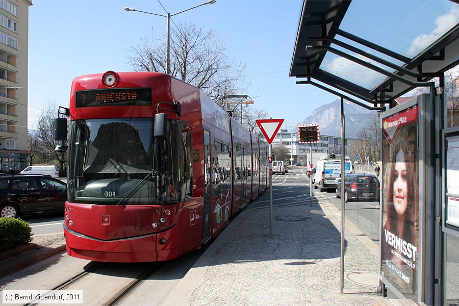 Straßenbahn Innsbruck - 301
/ Bild: innsbruck301_bk1103290148.jpg