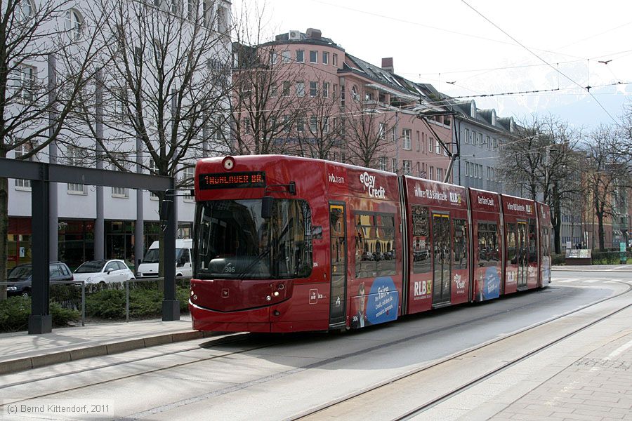 Stra&szlig;enbahn Innsbruck - 306
/ Bild: innsbruck306_bk1103270091.jpg