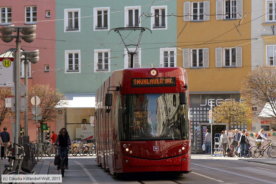 Stra&szlig;enbahn Innsbruck - 308
/ Bild: innsbruck308_cw1103290220.jpg