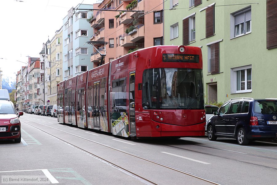 Straßenbahn Innsbruck - 315
/ Bild: innsbruck315_bk2403270295.jpg Straßenbahn Innsbruck - 315
/ Bild: innsbruck315_bk2403270295.jpg