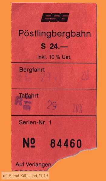 Linz - Pöstlingbergbahn - Fahrkarte
/ Bild: linz_fkpoestlingbergbahn.jpg