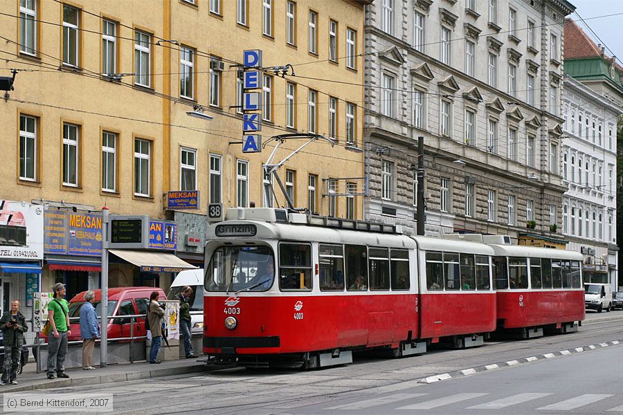 Wien - Straßenbahn - 4003
/ Bild: wien4003_bk0708100152.jpg