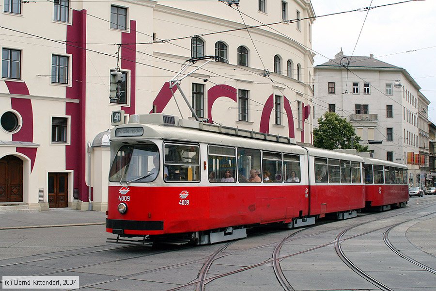 Wien - Straßenbahn - 4009
/ Bild: wien4009_bk0708100143.jpg