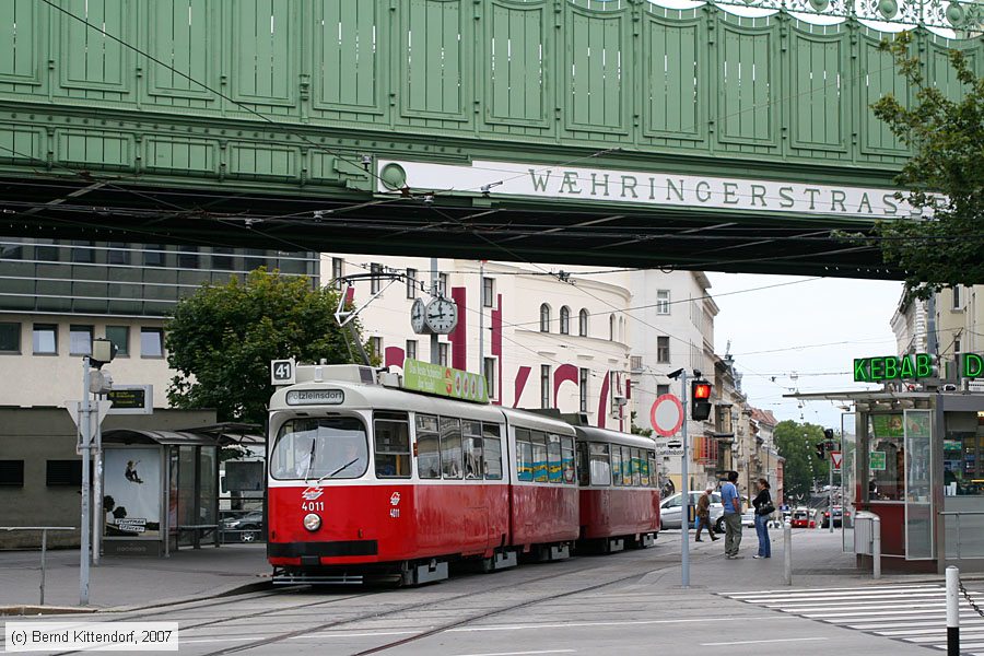 Wien - Straßenbahn - 4011
/ Bild: wien4011_bk0708100100.jpg