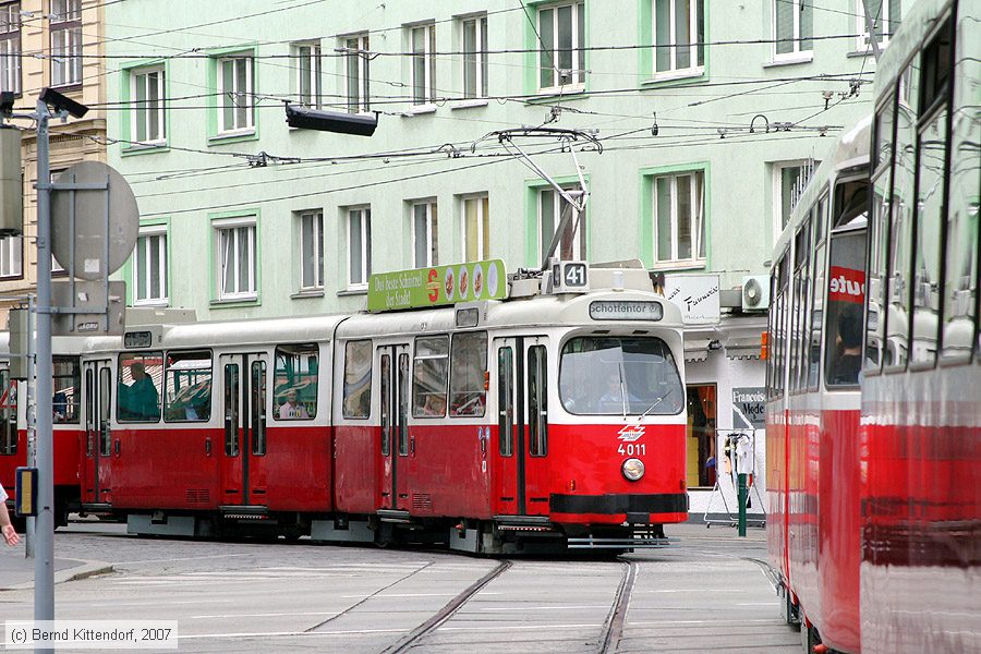 Wien - Straßenbahn - 4011
/ Bild: wien4011_bk0708100134.jpg