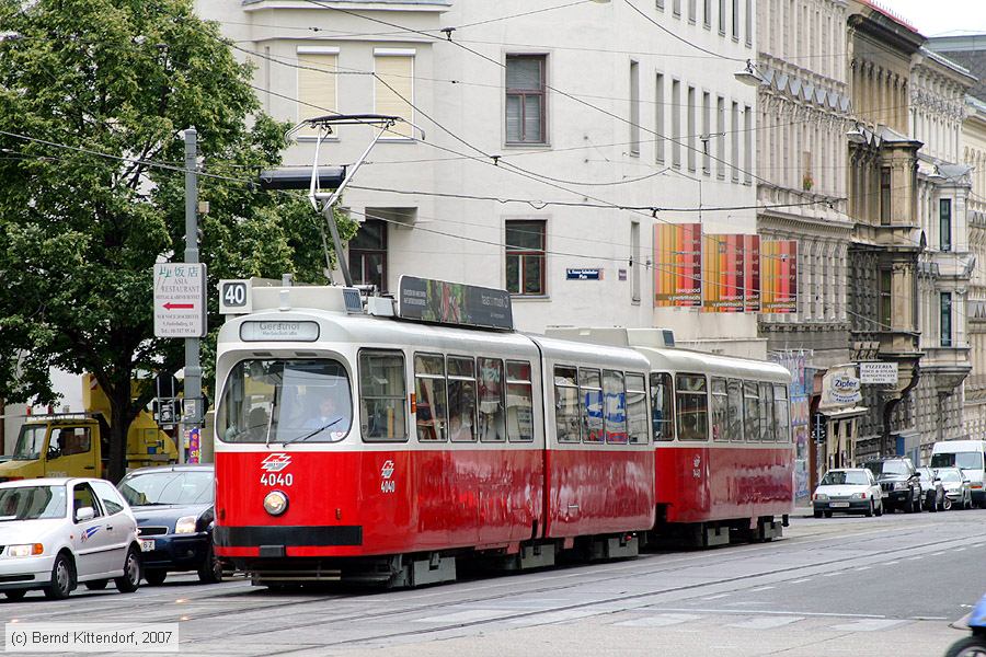 Wien - Straßenbahn - 4040
/ Bild: wien4040_bk0708100110.jpg