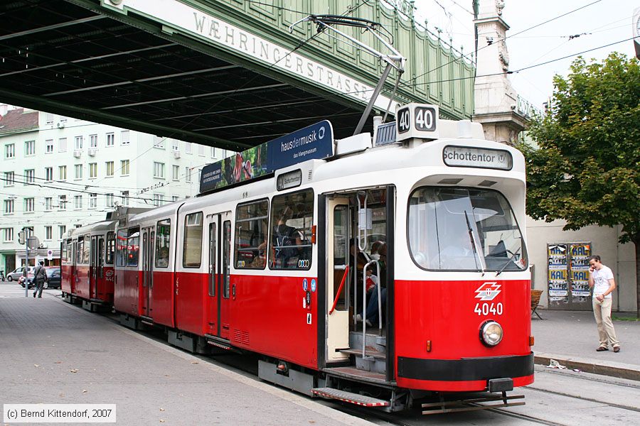 Wien - Straßenbahn - 4040
/ Bild: wien4040_bk0708100139.jpg