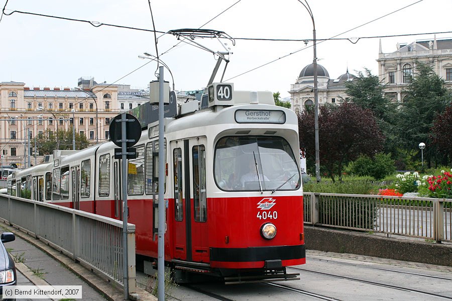 Wien - Straßenbahn - 4040
/ Bild: wien4040_bk0708100223.jpg