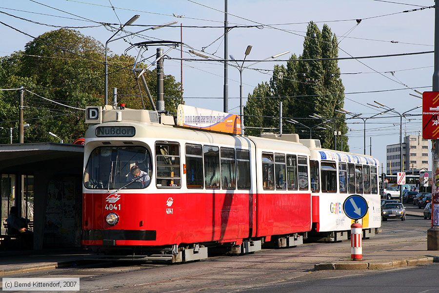 Wien - Straßenbahn - 4041
/ Bild: wien4041_bk0708100380.jpg