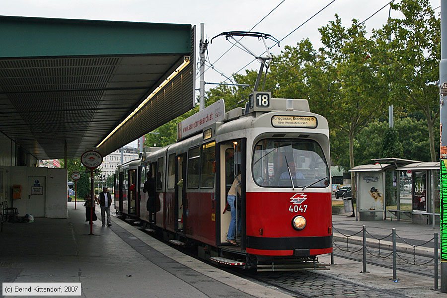Wien - Stra&szlig;enbahn - 4047
/ Bild: wien4047_bk0708110002.jpg