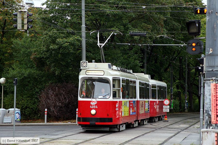 Wien - Straßenbahn - 4054
/ Bild: wien4054_bk0708110022.jpg