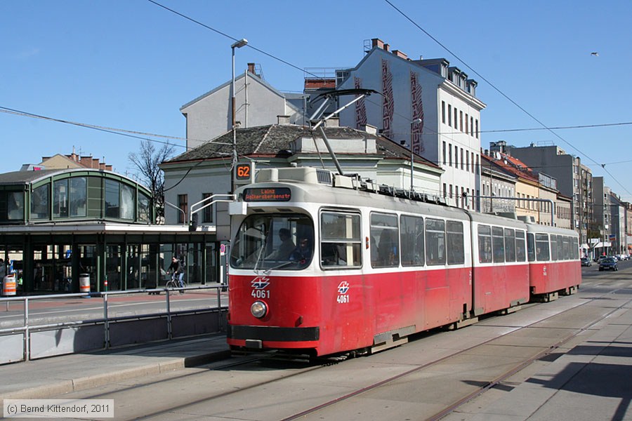 Wien - Straßenbahn - 4061
/ Bild: wien4061_bk1103140093.jpg