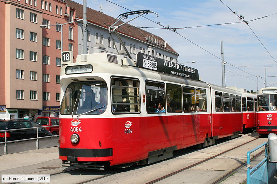 Wien - Straßenbahn - 4064
/ Bild: wien4064_bk0708100290.jpg