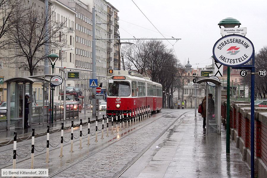 Wien - Straßenbahn - 4085
/ Bild: wien4085_bk1103180001.jpg