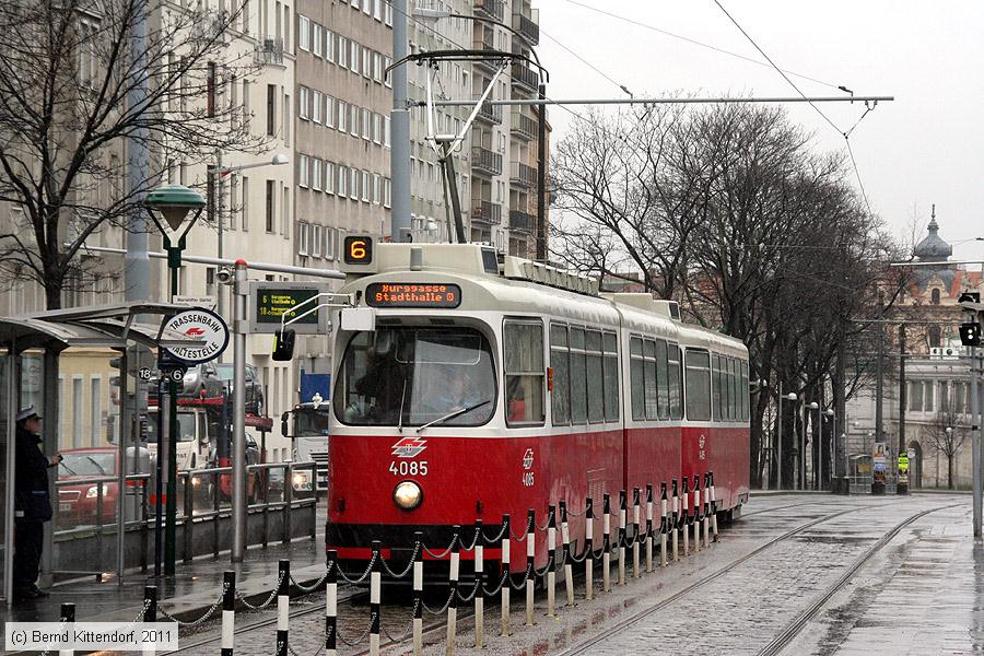 Wien - Straßenbahn - 4085
/ Bild: wien4085_bk1103180002.jpg