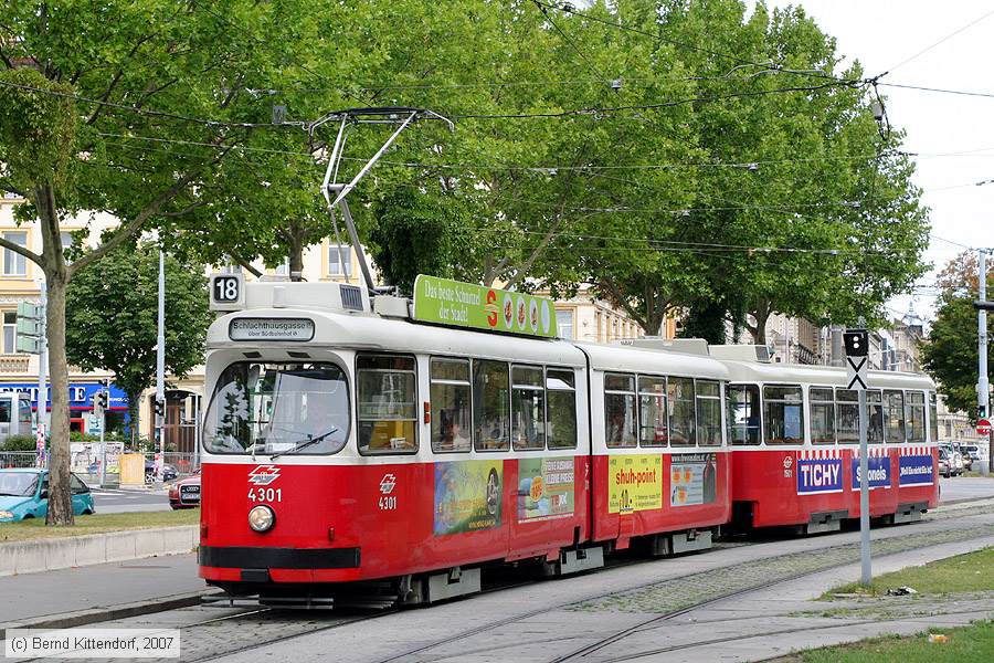 Wien - Straßenbahn - 4301
/ Bild: wien4301_bk0708100008.jpg