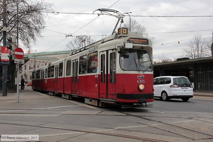 Wien - Straßenbahn - 4305
/ Bild: wien4305_bk1702230125.jpg