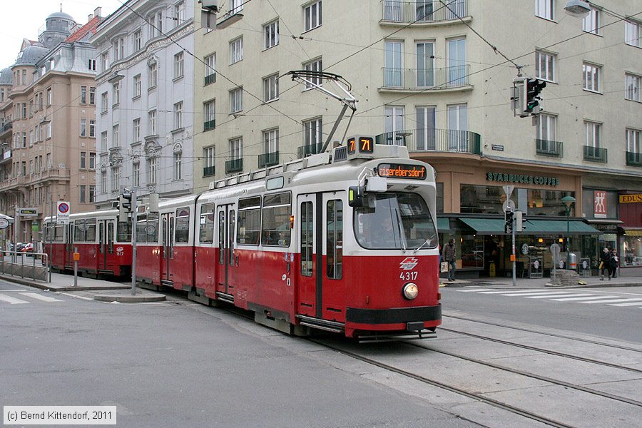 Wien - Straßenbahn - 4317
/ Bild: wien4317_bk1103190254.jpg