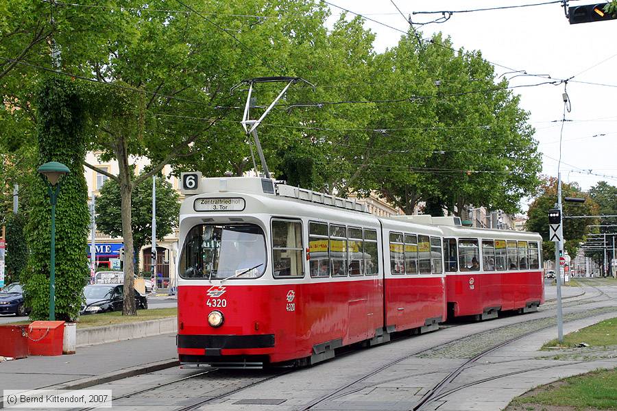 Wien - Straßenbahn - 4320
/ Bild: wien4320_bk0708100003.jpg