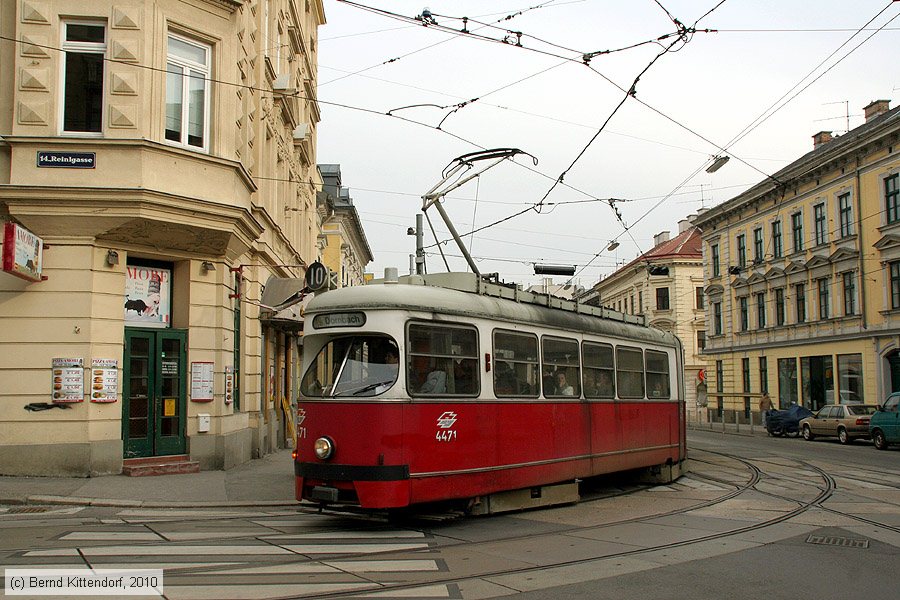 Wien - Straßenbahn - 4471
/ Bild: wien4471_bk1002230356.jpg Wien - Straßenbahn - 4471
/ Bild: wien4471_bk1002230356.jpg